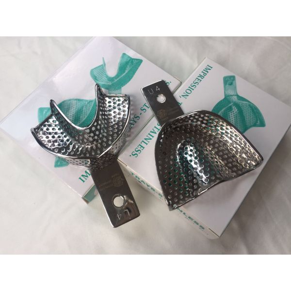 #4 Professional Dental Impression Trays Highest Grade Surgical Stainless Steels