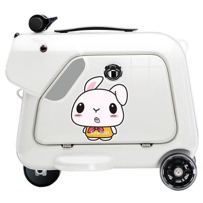 CHILDREN'S ELECTRIC SUITCASE CYCLING CASE PULL ROD BLUETOOTH MUSIC PLAYING BOARDING CASE