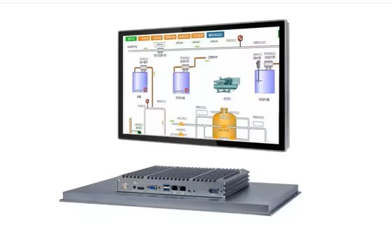 Waterproof Fanless Industrial Panel PC 21.5 Inch IP65 Touchscreen Monitors With Wide Temperature Range