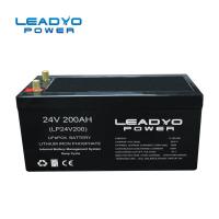 OS ABS IP66 encaixotam a bateria profunda 24V 200Ah do fosfato do ferro do lítio da bateria de lítio do ciclo