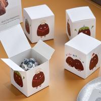 Canelé Packaging Box Small Sized Printed Baking Takeaway Paper Box