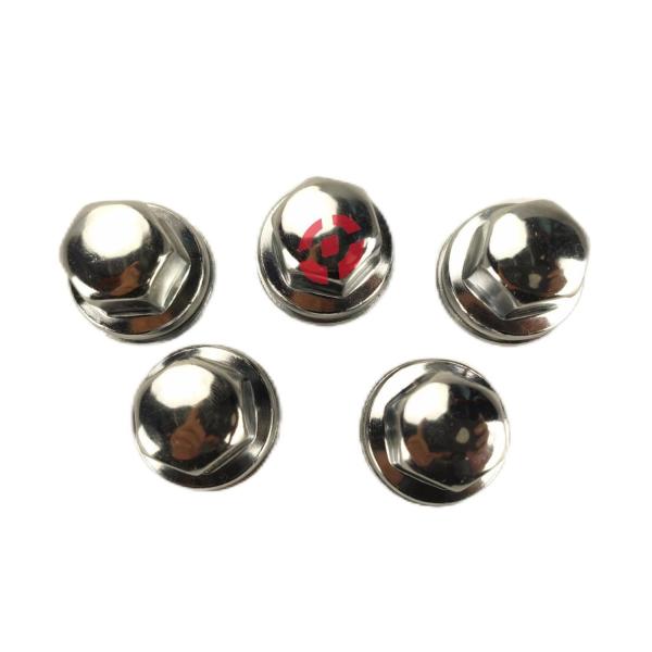 OE RRD500510 Wheel Lug Nut M14x1.5 Thread In Silver Color For Land Rover Range Rover