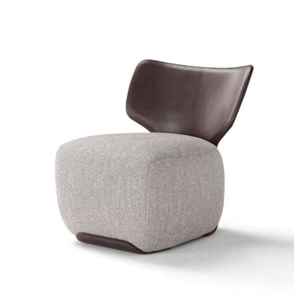 Hotel moderno luxuoso único Sofa Chair Fabric Leisure Chair da forma nórdica