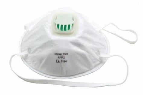 High Filtration FFP2 Medical Mask Fluid Resistant Help Limit Germs Spread
