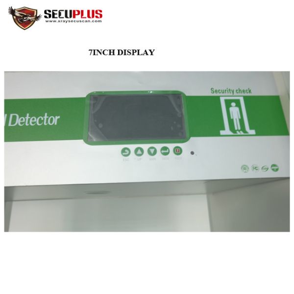 Archway Walk Through Metal Detector Gate 24 Zones 15W With 4h Backup Battery
