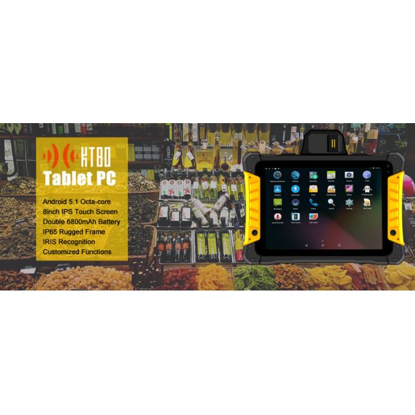ПК планшетов IP65 водоустойчивый 4G Lte изрезанный с клавиатурой и двойной SIM-картой