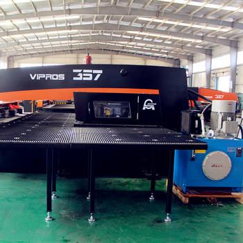Performance CNC Sheet Metal Punching Machine , Amada Cnc Punch Press For Electrical Control Box