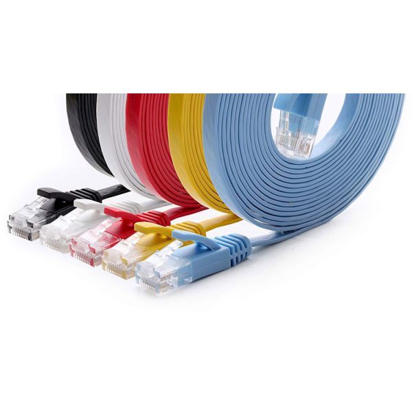 1M 3M 5M 10M UTP FTP Shield Cat5 Cat5e Cat6 Ca6a Cat7 RJ45 Flat Ethernet Patch Cable