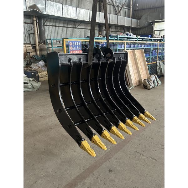 Hot Sale Excavator Rake Bucket Excavator Attachments Root Rake Bucket Customized for Excavator