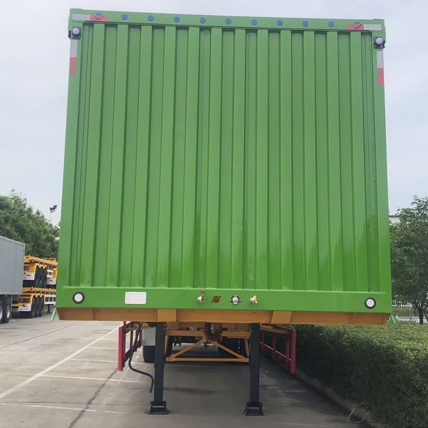 50 Ton Capacity Thailand Style 40ft Flatbed Container Trailer for Dry and Light Cargo