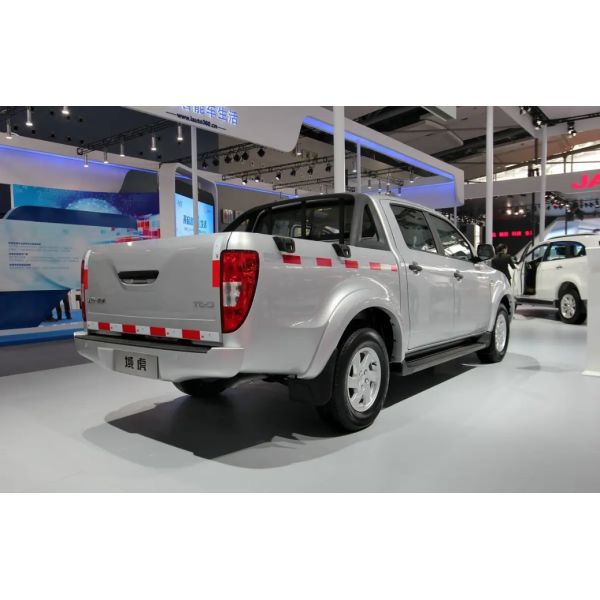 Tiger Electric Pickup Truck 2024 EV Pickup Van Mini Trucks Engine Powerful 120kw LED Leather Single Lithium Dark Automatic
