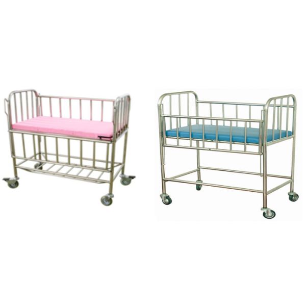 Steel Infant Hospital Bed , Hospital Bed For Baby With Mattress ALS - BB04b