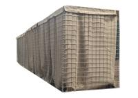 Barrière professionnelle de Hesco de mur de sable diamètre de fil de 3 - 5 millimètres pour la protection militaire