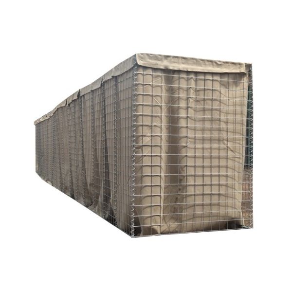 Welded Wire Mesh Military Barrier , Defensive Wall Hesco Barrier Mil 5 2424