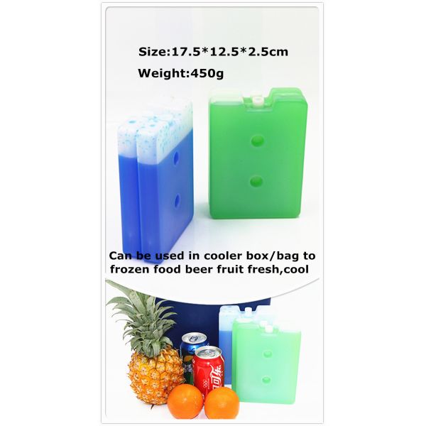 Placas frías eutéticas de refrigeración de calidad alimentaria HDPE ecológicas para mantener frescas para alimentos congelados