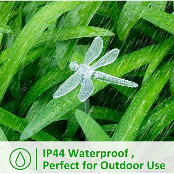 Stainless Steel 1.2V  IP44  Butterfly Solar Garden Lights