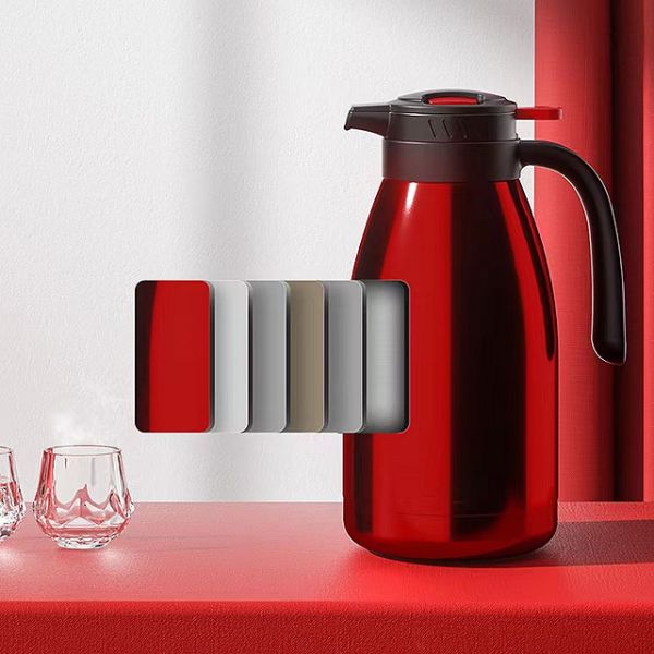 Double Walled Vacuum Insulated Colorful Stainless Steel Thermal Carafe Tea Coffee Pot