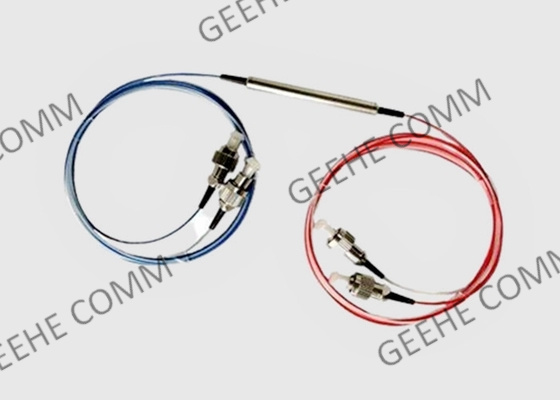 Стальная длина волны трубки 1310nm сплавила WDM малопотертый с соединителями FC