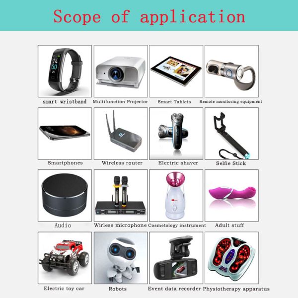 350830 Lithium Polymer Battery 3.7v 50mah for  Headset Battery