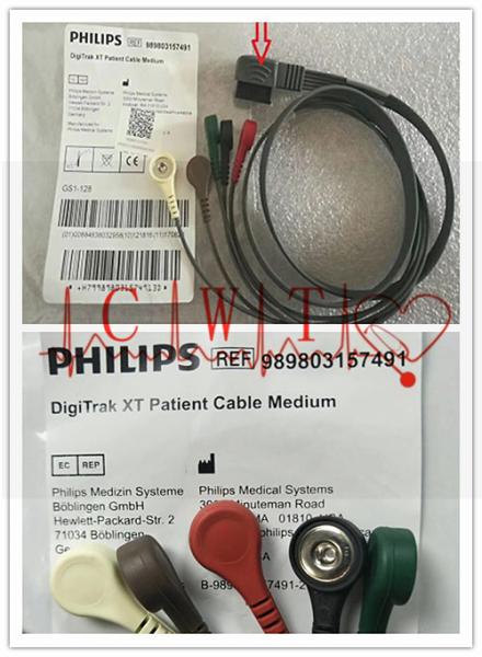 Componentes de ICU da máquina de Ecg, caixa dinâmica WiFi Logo Holter Monitor Leads de Philip Original Digitrak XT ECG