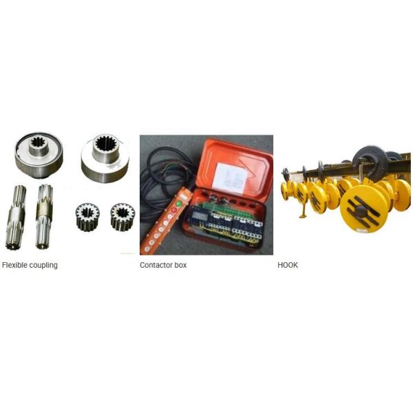 1 - 10 Ton Lifting Electric Wire Rope Hoist Limit Switch Makes Safety Operation
