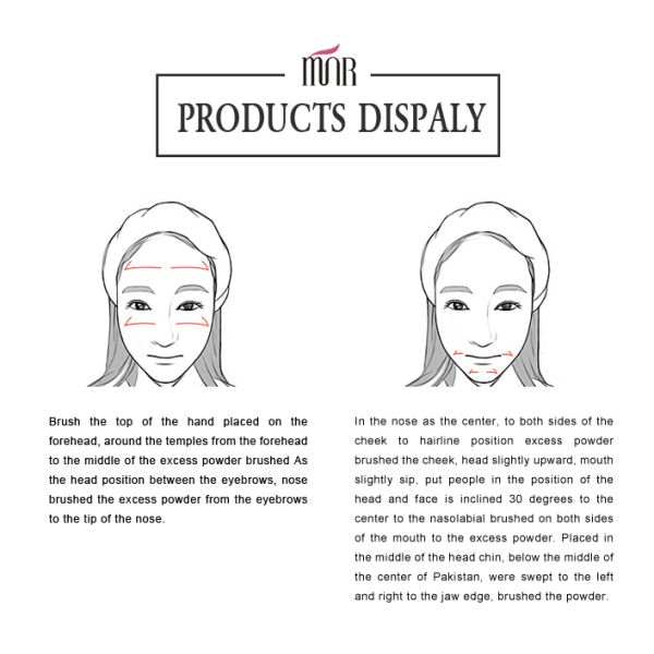 Single Long Kabuki Angled Blush Brush 47mm Black Ferrule Aluminum