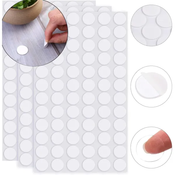Double Sided 10mm Nano Adhesive Sticker Paper Die Cut for Posters Walls Crafts Sticky Dots That Leave No Traces for Balloons