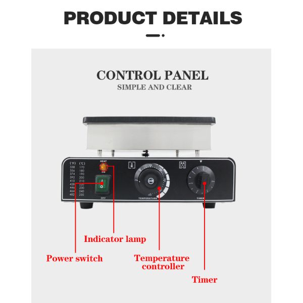 50-300C Машина для блинов 25 Круглообразные Пофферты с Нержавеющей Сталью Дораяки Мастер