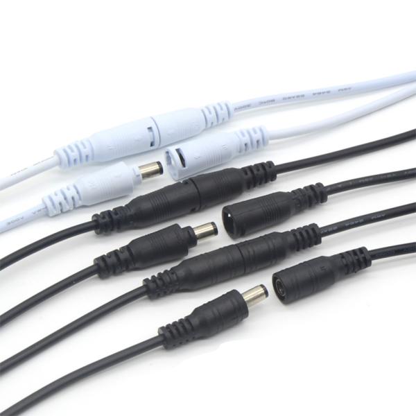 12V 24V DC Power Cable 5.5x2.1mm 5.5x2.5mm for CCTV Cameras
