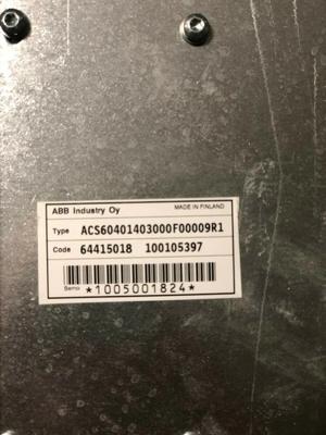ACS604-0140-3-000F00009R1 ABB Variable Frequency Drive Frequency Converters