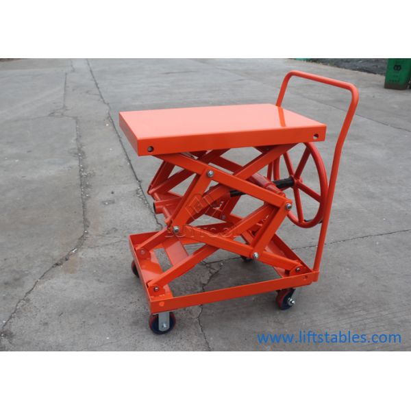 o parafuso da bola da altura de 1190mm Scissor o caminhão da tabela de elevador sem os carros móveis do elevador da bomba hidráulica