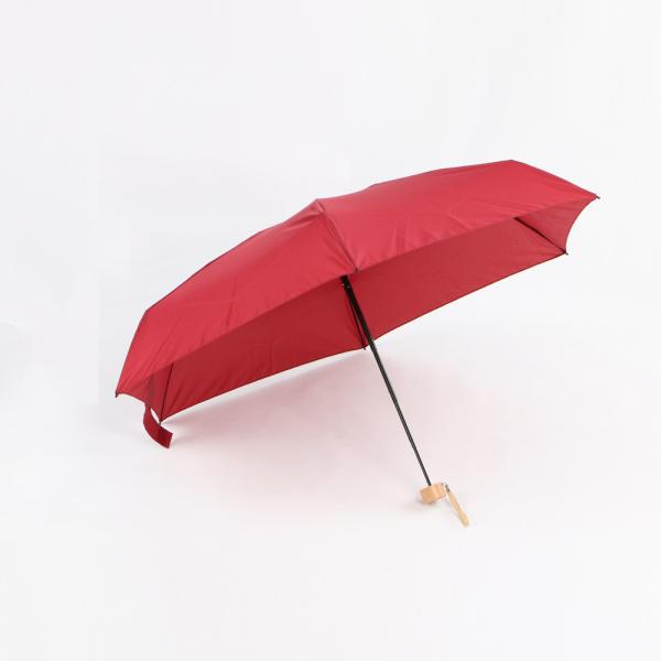 Ultra Compact Travel Umbrella Wind Resistant Manual Opening With Rubber Coating