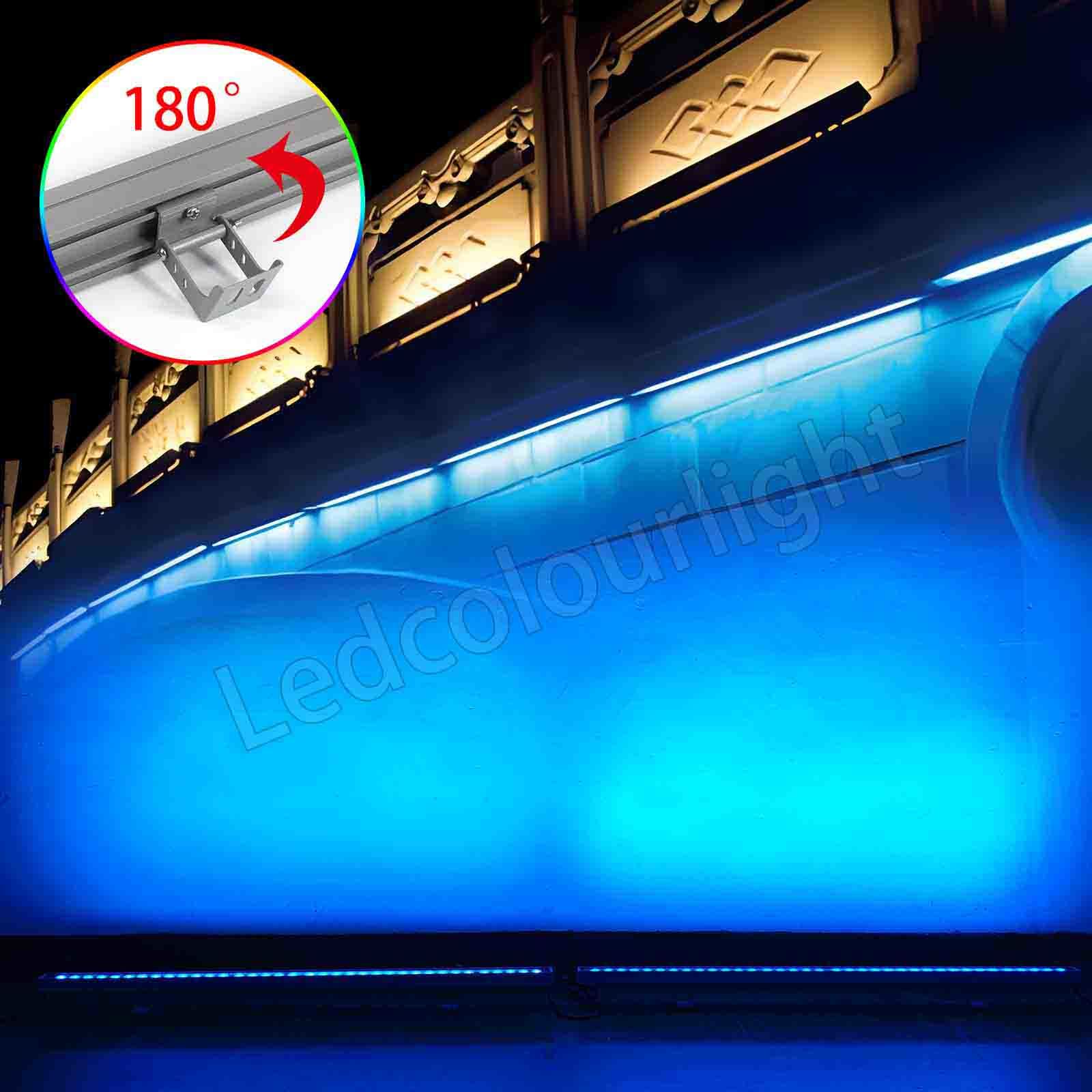 IP66 Waterproof 36W High-power DMX512 LED Wall Washer Light for Building Facades