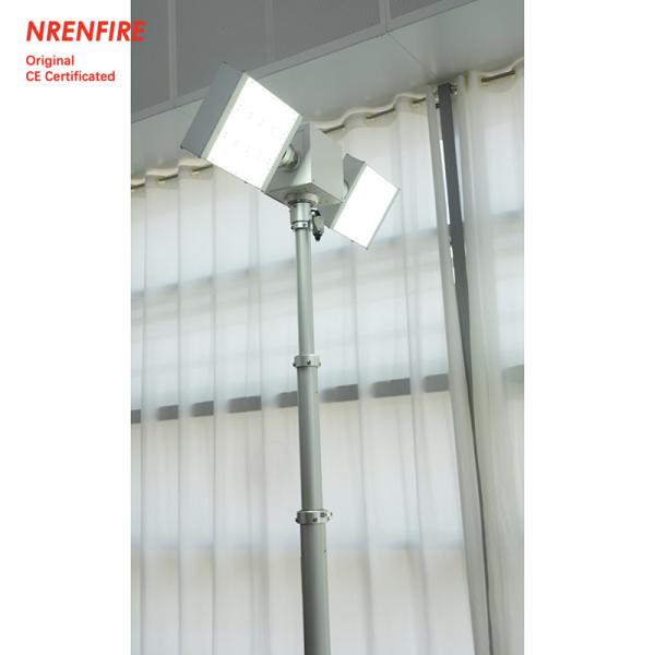 1.8m pneumatic telescopic mast light tower for fire vehicle emergency lighting , pan tilt light tower, pneumatic mast lighting tower NR-R1800-240