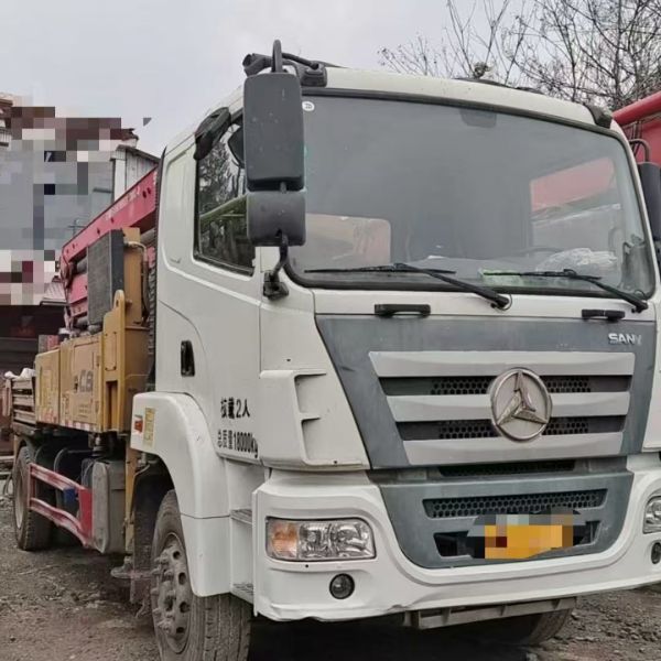Pompes à béton d'occasion en bon état 2019 SANY 30m 30m petit camion de pompe à béton