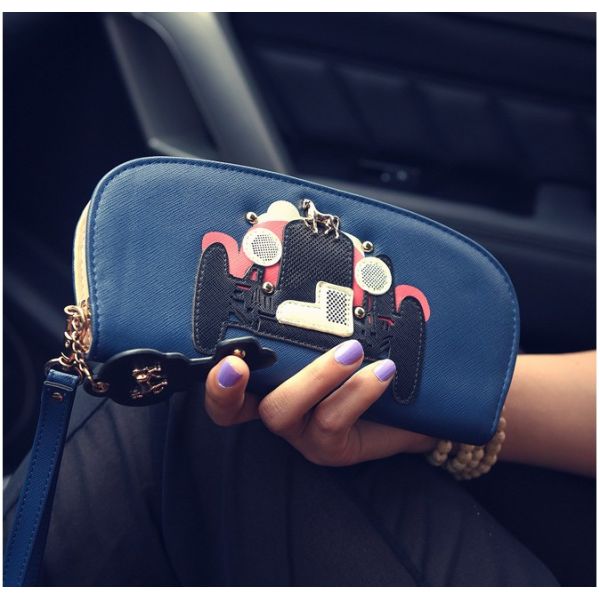 Ms. wallet Korean cute pony car long paragraph wallet purse
