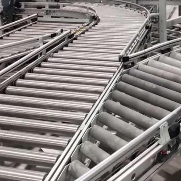 Electric Roller Aluminum Merging Roller Machine For Conveying Goods