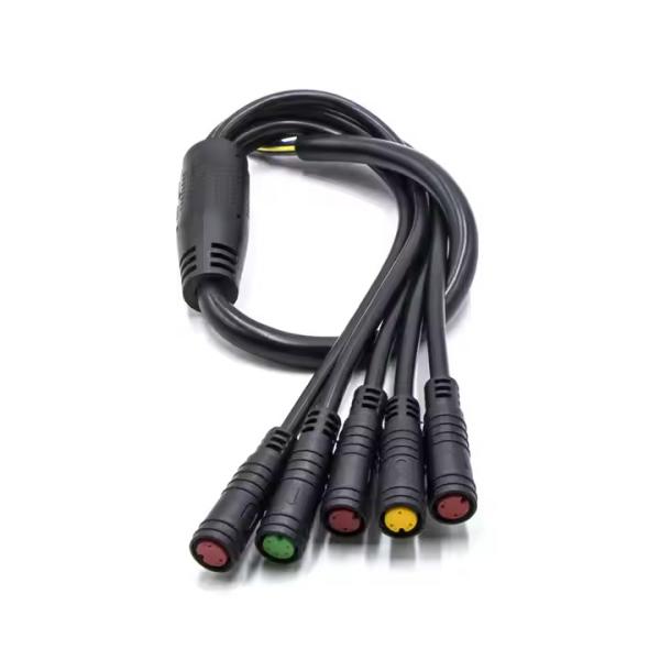 M8 Electric Bike Connectors Female Male Electrical Waterproof Connectors 2 3 4 5 6 Pin