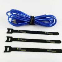 Correa durable ajustable de la atadura de cables del alambre de nuevo a la atadura de cables mágica de la t-forma del lazo trasero del gancho