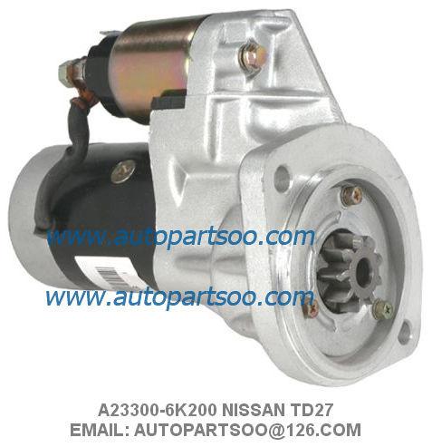 NISSAN TD27 Starter Motor A23300-6K200 NISSAN PICKUP TERRANO URVAN A-23300-6K200