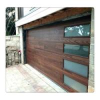 Portas seccionais industriais isoladas exterior / interior Alumínio duplo temperado Aço novo / Segurança / Metal / Patio