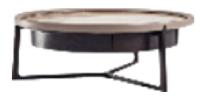 Table basse moderne cinq étoiles de style de style moderne