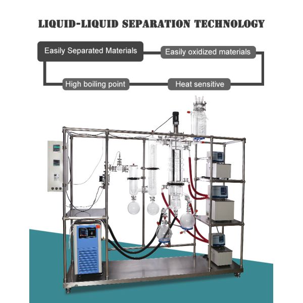 Обтертое топление эфирного масла оборудования 120w 3L выгонки фильма