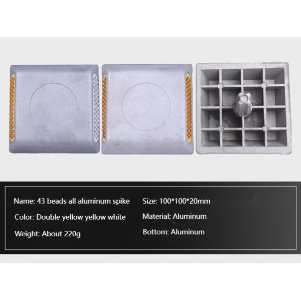 Литой алюминий все алюминиевые дорожные знаки выступающие дорожные знаки отражающий профиль знак пластиковый шип солнечный шип