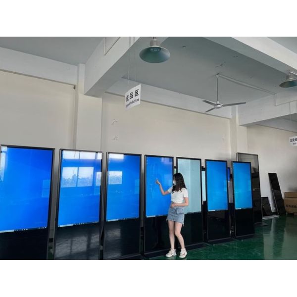 Дисплей Signage 43 цифров киоска экрана касания дюйма вертикальный с принтером билета