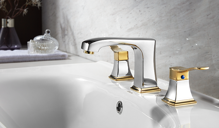 ARROW Foshan Single Handle Single Hole Bathroom Sink Faucet with Ceramic Valve Core and Gold Finish