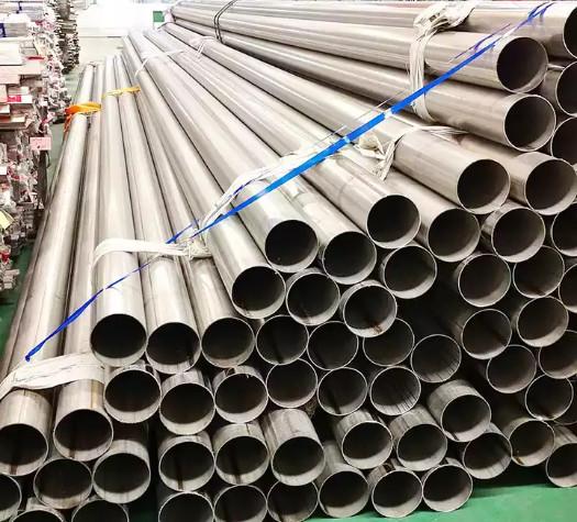 1D 316 Stainless Steel Round Pipe / Tube 8K 310S 201 304 304L 316L 2205 2507