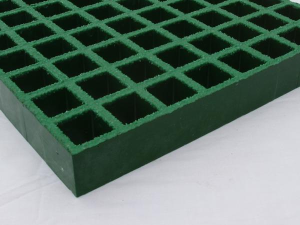 Flat Gritted Molded FRP Floor Grating Orange For Electronics Industry