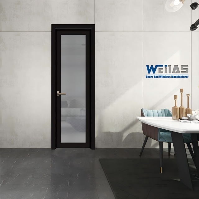High Protection Traditional Aluminium Front Doors Double Glass Heavy Duty Casement Doors