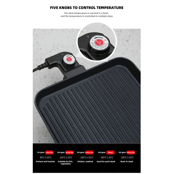 Garden Terrace Balcony Cast Aluminium BBQ Grill Rectangular Table and Chair Set 1.5M